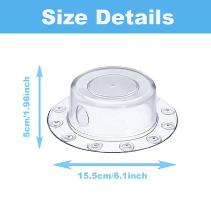 Deep Bathtub Overflow Drain Cover - 1 Pack, Adds 2 Inches Water Depth for Warmer Baths