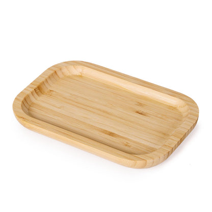 Bamboo Vanity Tray, Bathroom Counter Tray, Toilet Paper Basket Storage for Toilet Tank, Bathroom, Kitchen Counter 20 x 13 x 2 cm