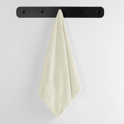 DecoKing Hand Towel 50 x 100 cm Cotton Quality 525 g/m² Ecru Ivory Absorbent Marina