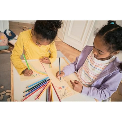STABILO Trio thick - Triangular Colouring Pencil - Classpack of 96 - with 12 Assorted Colours