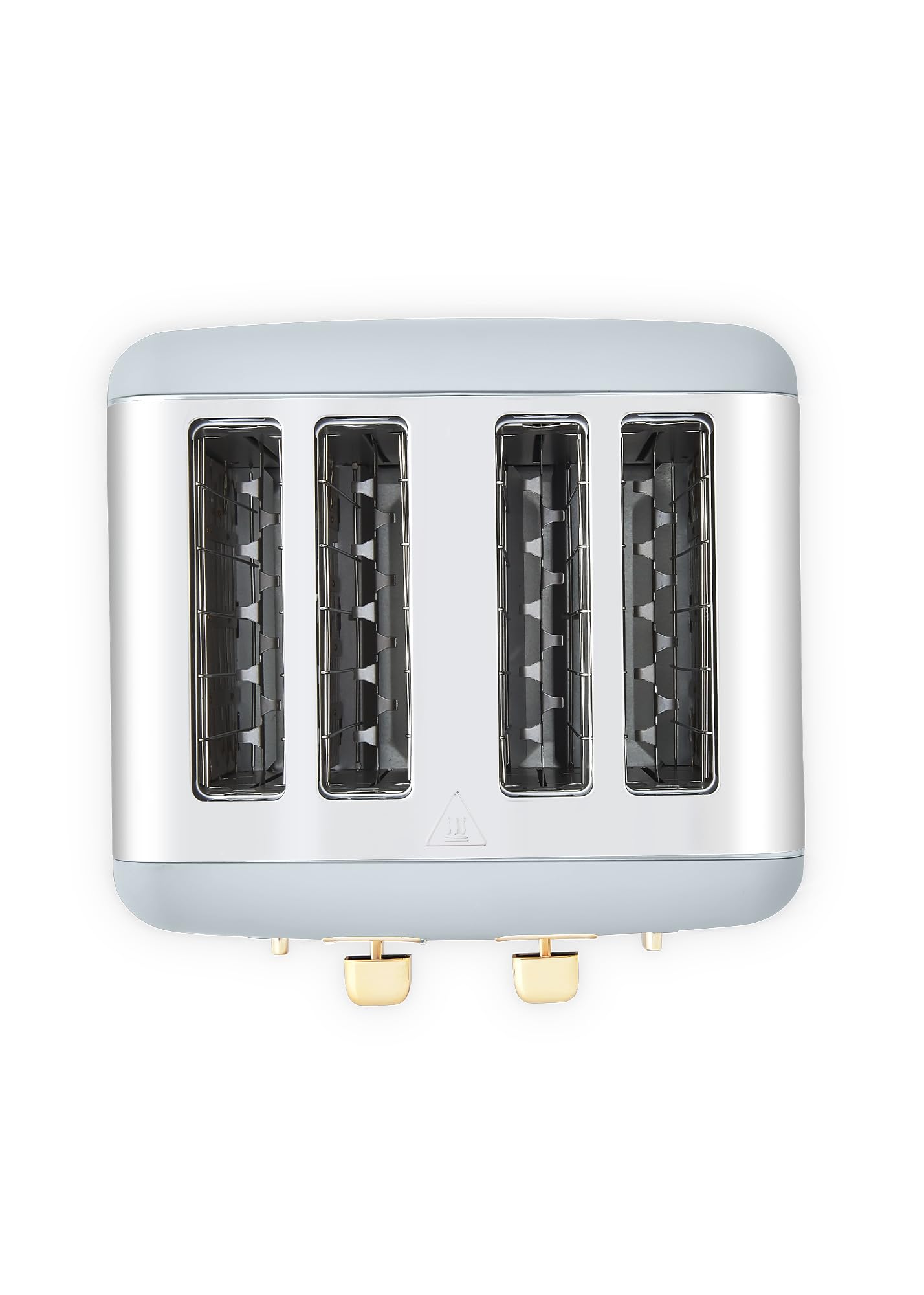 Morphy Richards Accents 4 Slice Toaster, Soft Gold Collection, Variable Browning, Removable Crumb Tray, Cord Storage, Non-slip, 2200W, Ocean Grey,