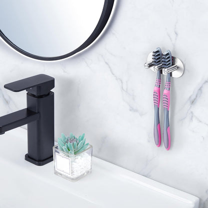 YAYINLI Toothbrush Holder, Electric Toothbrush Holder Wall Mounted, Anti-Rust Metal Toothbrush Head Holders for Bathroom
