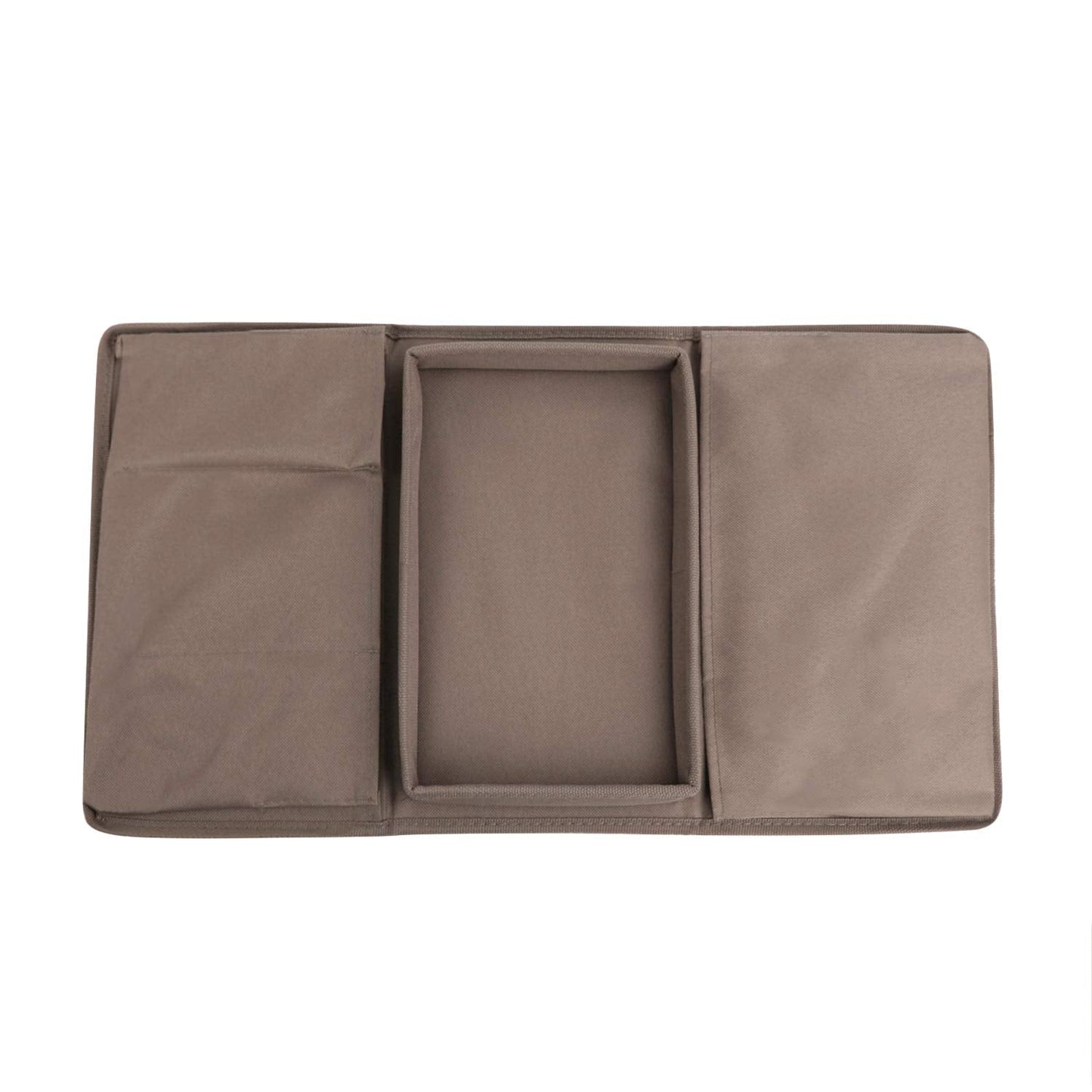 Faxianther Sofa Armchair Organiser Couch Arm Rests Storage Bag Tidy Table Bedside Chair Caddy with Snacks Tea Cup Holder Tray Magazine Books Remote
