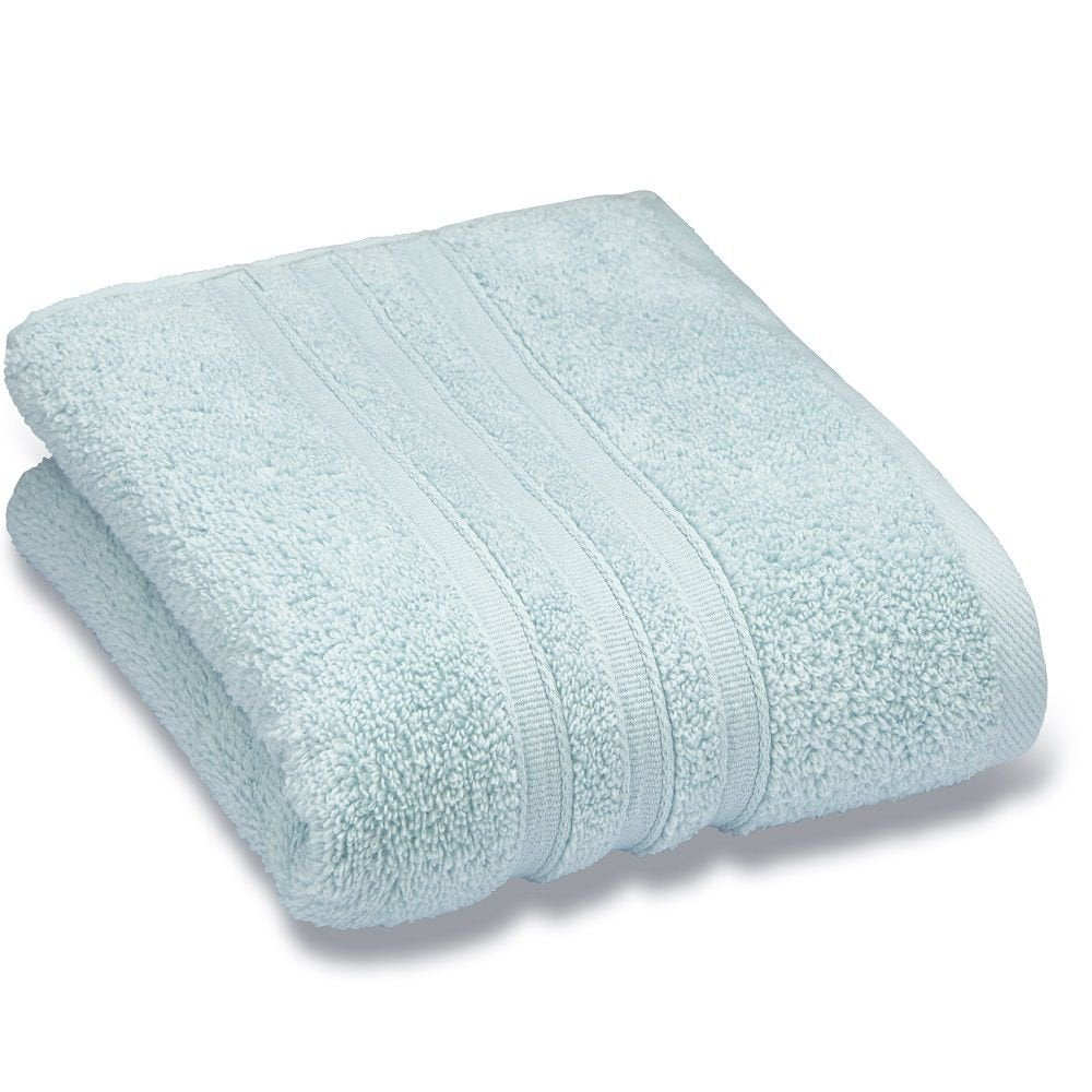 Catherine Lansfield Zero Twist Cotton 90x140cm Bath Sheet Duck egg Blue