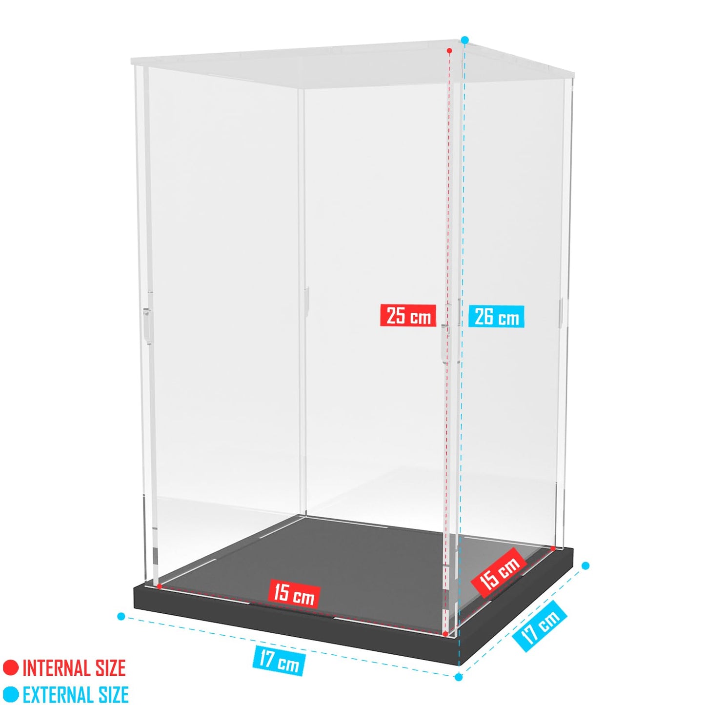 Nynelly Acrylic Display Case for Lego Star Wars Helmet for Lego Captain Rex Helmet Models Figures