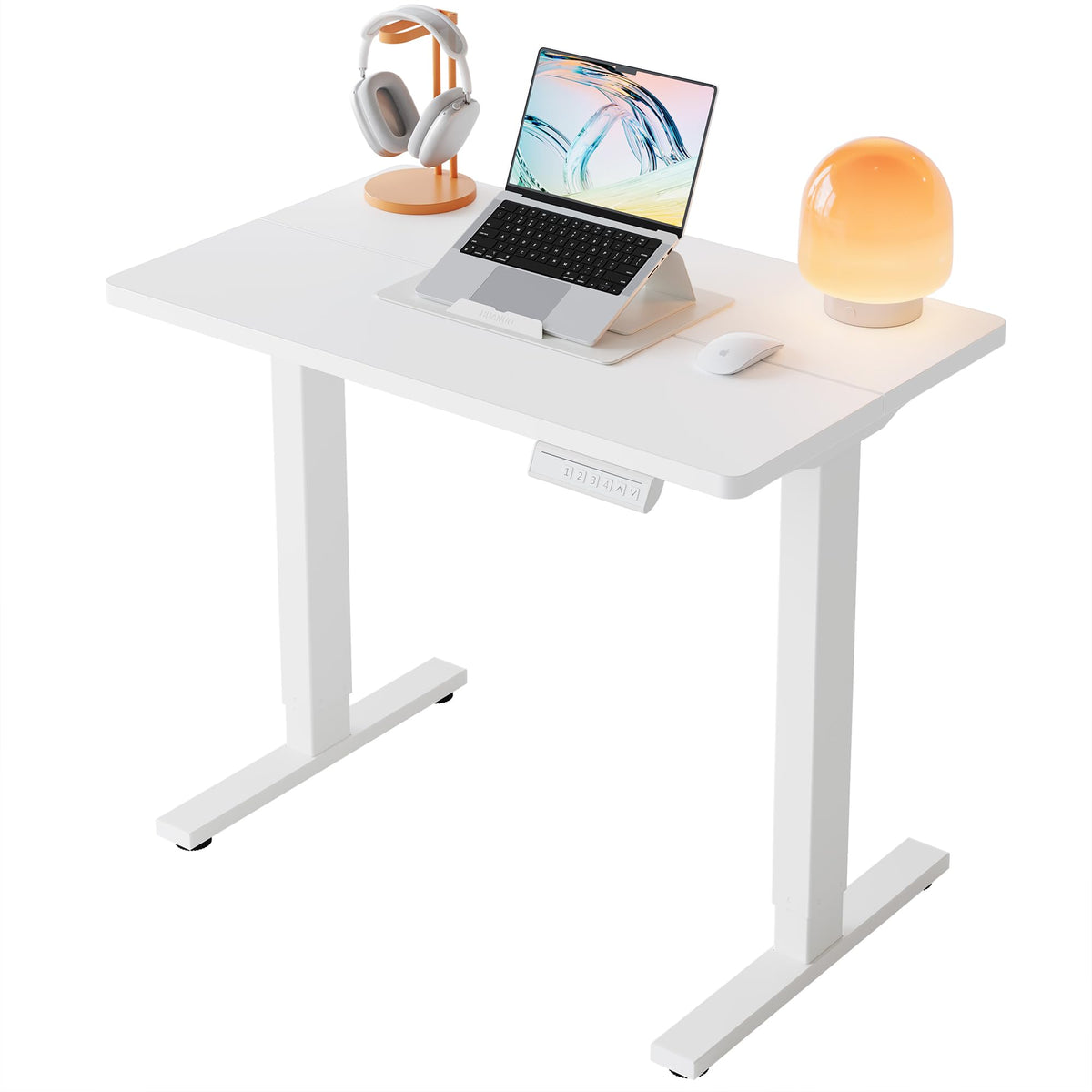 HUANUO Standing Desk 80x48cm mit 4 Memory height settings