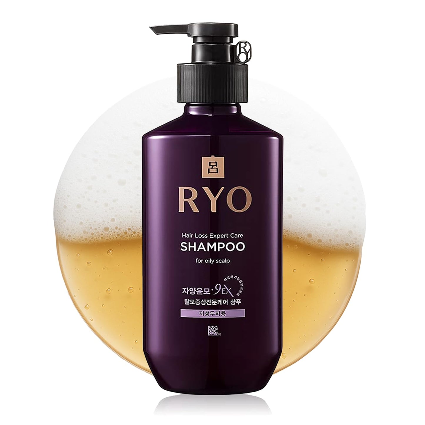Ryoe Korean Jayang Shampoo for Oily Scalp Purple 400ml