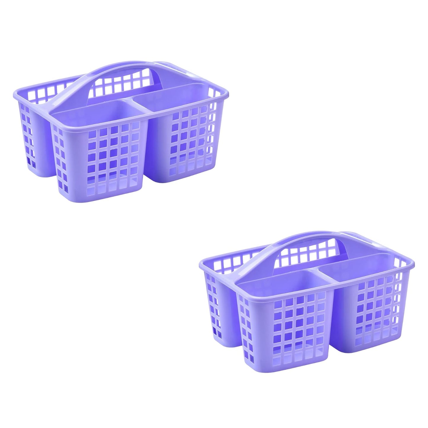 Boxonly Portable Shower Caddy Basket,Convenient Cleaning Supplies Organizer with Compartments and Handle,Ideal for Bathroom, Bedroom, Kitchen, College
