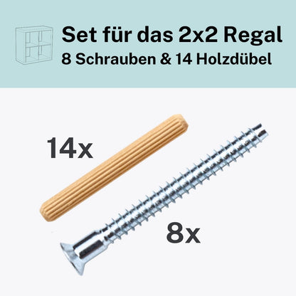 Repair Kit/Replacement Parts Set Suitable for IKEA Kallax 2