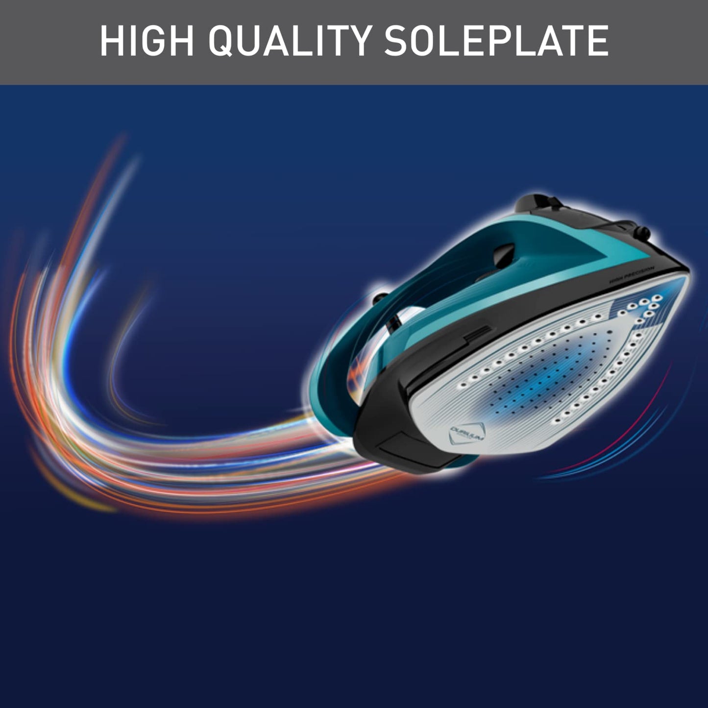 Tefal Ultraglide Steam Iron, 260 g/min Steam Boost, 50 g/min Continuous Steam, 270 ml Water Tank, 2800W Power, Non-Stick Durilium Soleplate, Auto Off,