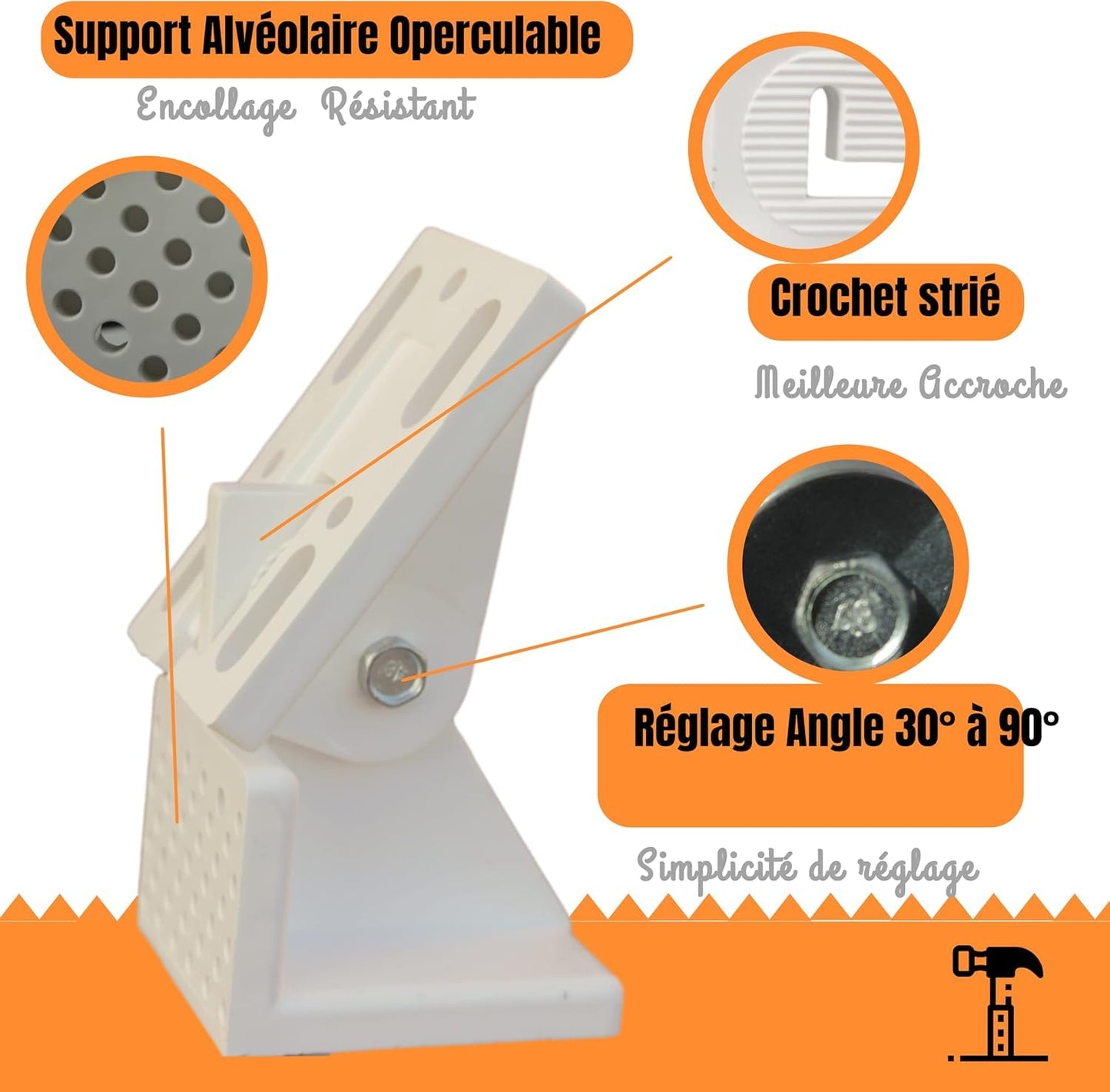 Sous Pente Kit - Under Slope Design and Storage Solution for Attics, Closets, Dressing Rooms and Offices with Space Optimization Under Roof