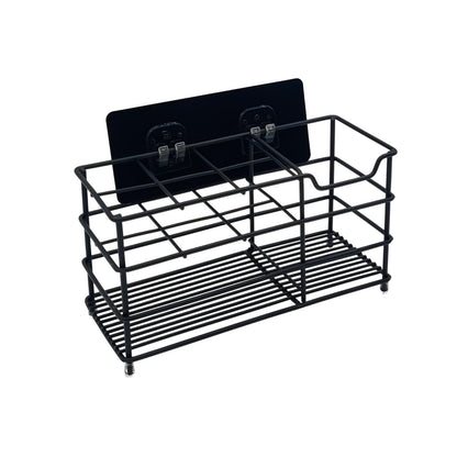 Winlauyet Stainless Steel Toothbrush Holder with 7 Slots – Stand/Wall-Mounted Bathroom Organizer for Razors, Shavers, Combs