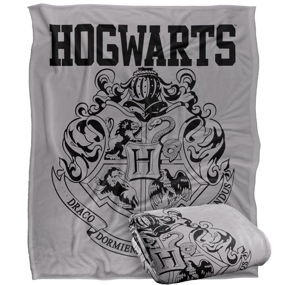HARRY POTTER Hogwarts Athletic Officially Licensed Silky Touch Super Soft Throw Blanket 152 x 127 cm