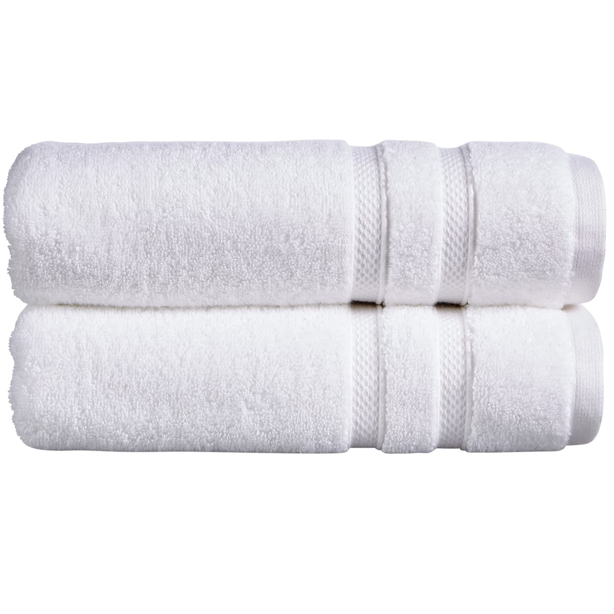 Christy Chroma Bath Towels | Set of 2 | Highly Absorbent Heavyweight 675GSM | Bold and Bright | Soft Velvety Smooth Bathroom Shower Towels | 100%