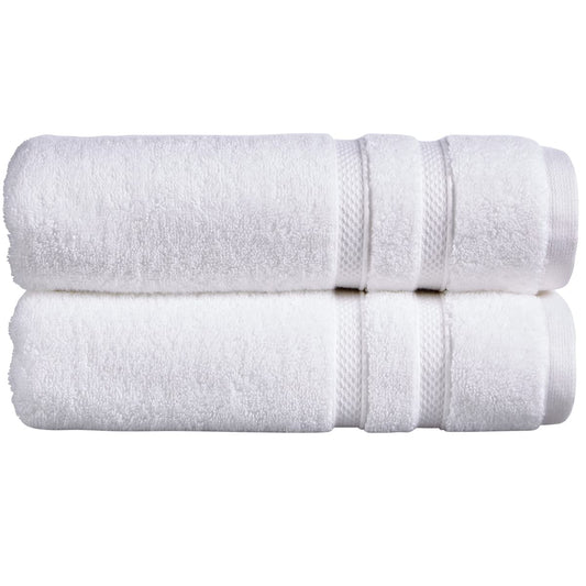 Christy Chroma Bath Towels | Set of 2 | Highly Absorbent Heavyweight 675GSM | Bold and Bright | Soft Velvety Smooth Bathroom Shower Towels | 100%