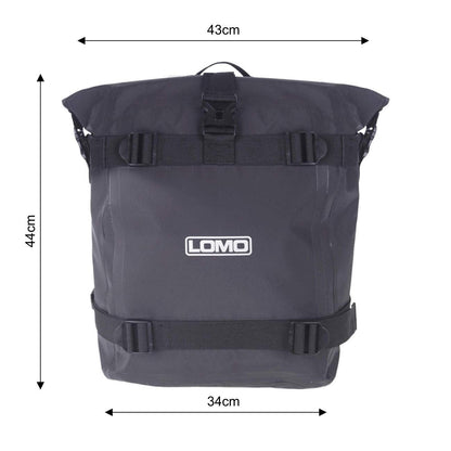 Lomo Motorcycle Adventure Pannier Dry Bags - Large (1 Pair)