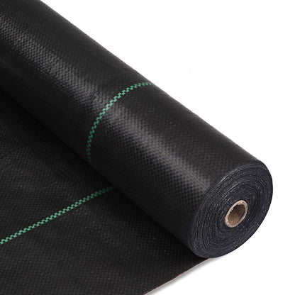 MLZPU 2m x 25m Heavy Duty Weed Control Membrane Garden Weed Barrier Fabric for Landscaping Driveway Gravel Artificial Grass Lawn Underlay Gadern