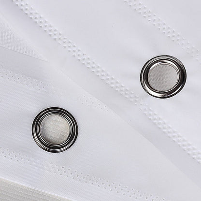 meioro Solid Colour Shower Curtains, PEVA Waterproof Bathroom Curtain Includes Curtain Hooks