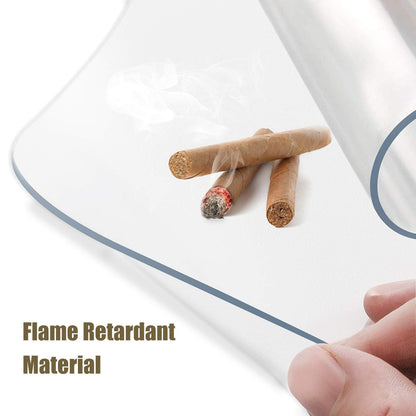 Kuyal Clear Chair Mat, Hard Floor Use, 120x150cm Transparent Office Home Floor protector mat Chair mats