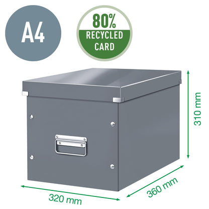 Leitz Large Storage Cube, Blue, Click and Store Range, 61080036