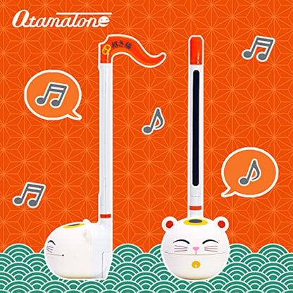 Otamatone Manekineko Japanese Electronic Musical Instrument, Portable Touch Sensitive Digital Music Instruments Synthesizer, Fun Kids Teens Adults Birthday Christmas Toy Song Game Stuff