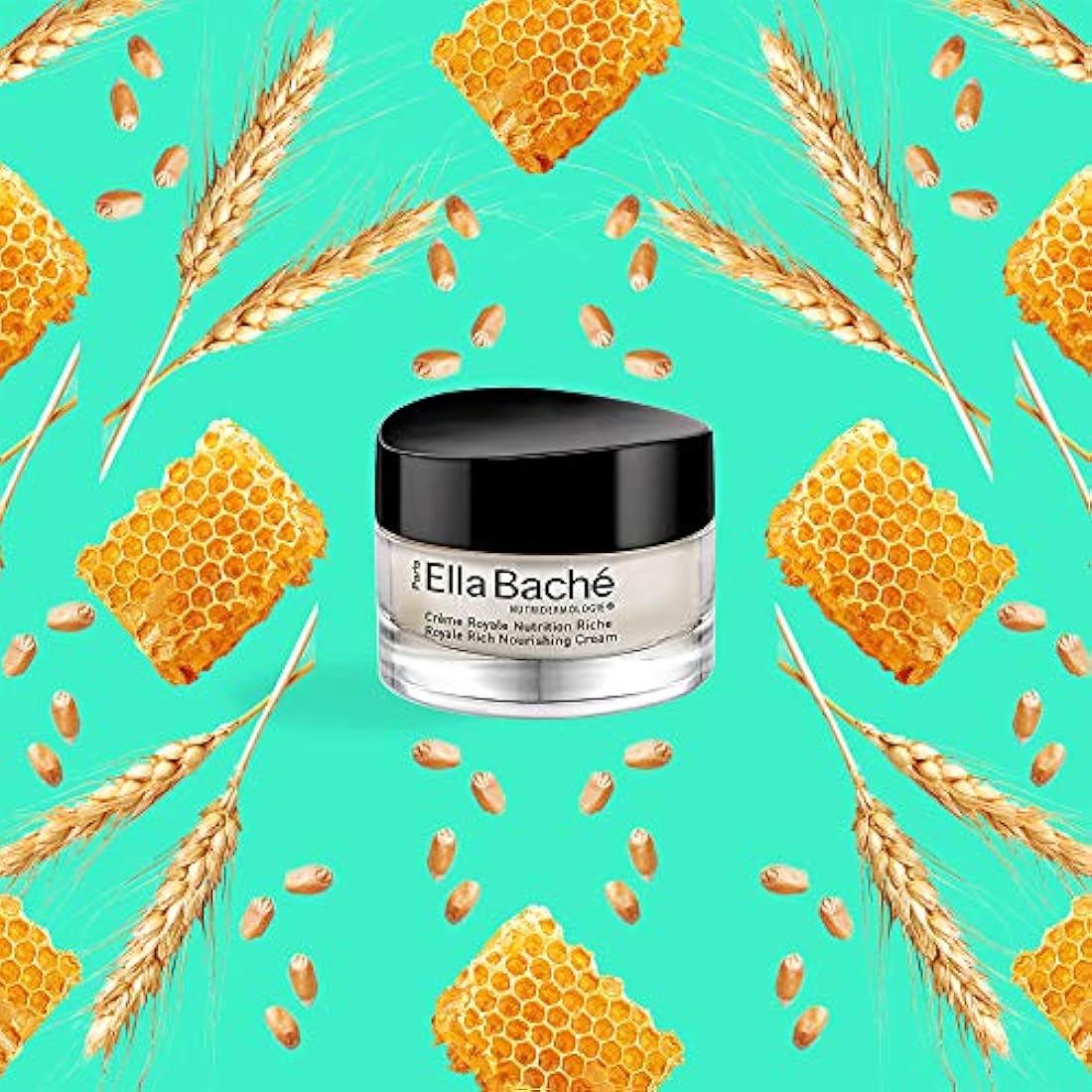 Royale Rich Nourishing Cream | A royal and protecting honey-flavoured nutrition for very dry skin, formulated in a cream rich in Vitamin E and Omega 6 of wheat germ oil | Made in France | 50 ml