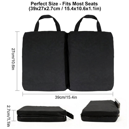 Gel Seat Cushion, Foldable Pressure Relief Cushions Non-Slip Ergonomic