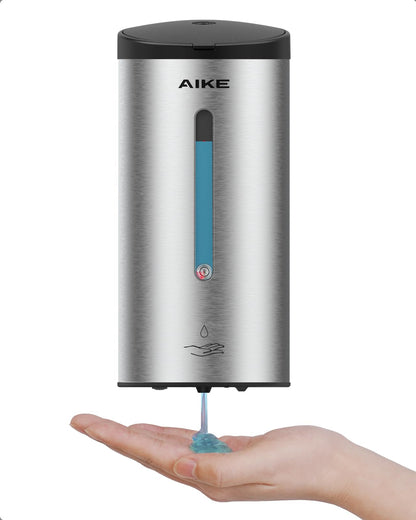 AIKE Classic Automatic Soap Dispenser Wall Mounted, Stainless Steel Finish