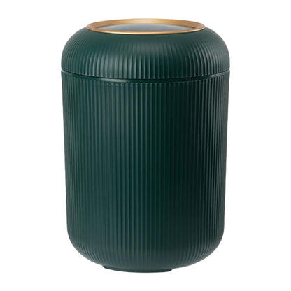 LOVIVER Waste Bin Wastebasket Dustbin Versatile Waste Paper Bucket Desktop Trash Can for Countertop Dresser Coffee Table Living Room, green