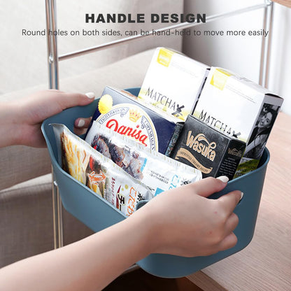 Small Basket, 8PCS Stackable Storage Box, Plastic Organizer Storage Baskets
