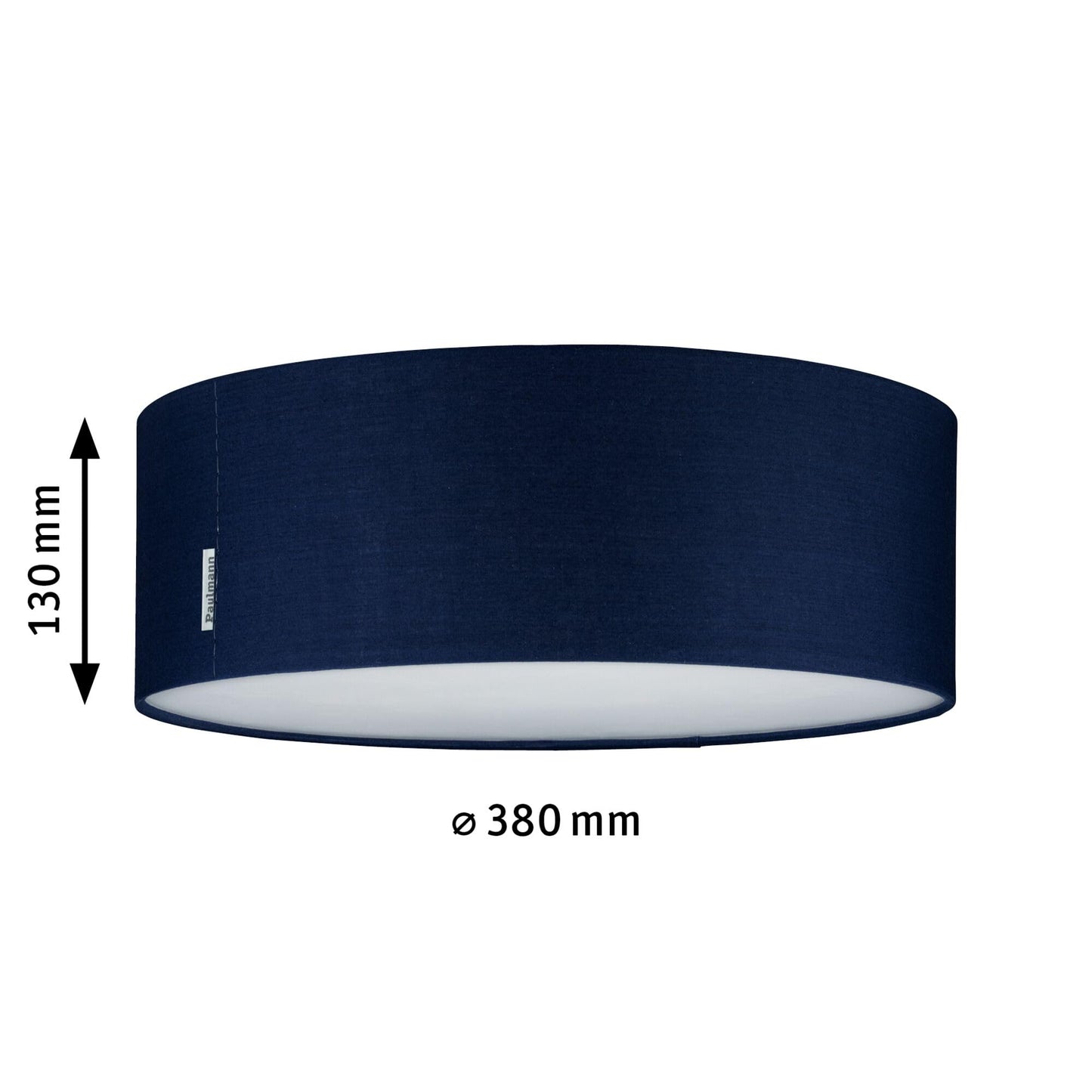 Paulmann 70951 Ceiling luminaire Mari max. 2x20 watt Ceiling lamp Blue Living Room lamp Fabric Hallway lamp E27