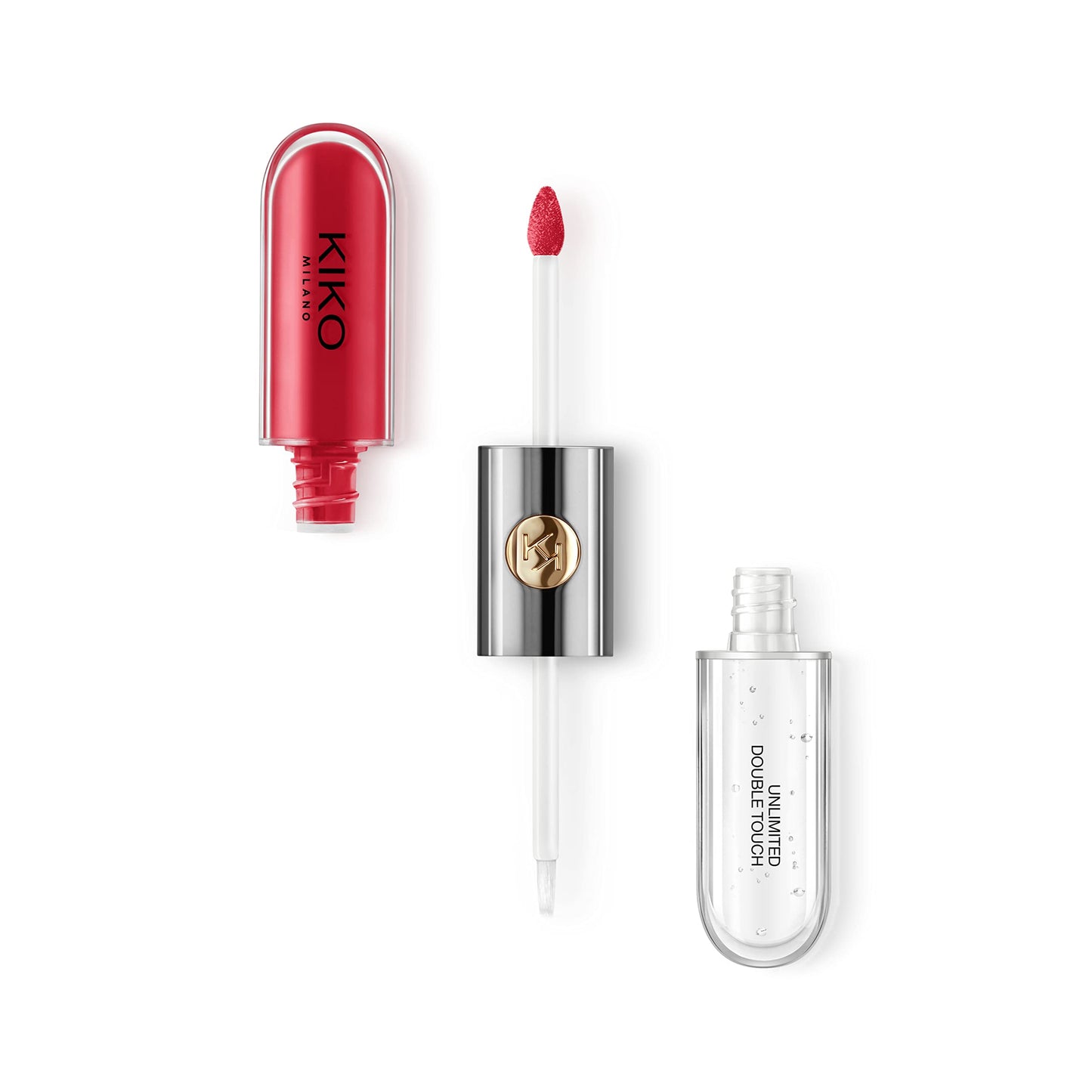 KIKO Milano Unlimited Double Touch 109 | Liquid lipstick with a bright finish in a two-step application. Lasts up to 12 hours. No-transfer base colour