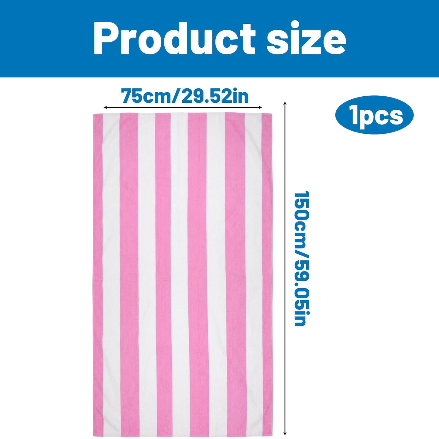 Beach Towels for Adults, 150*75cm Sand Free Quick Dry Beach Towel, Travel Towel, Microfibre Beach Towel with Quick Dry Technology