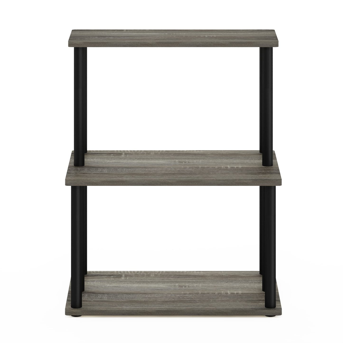 Furinno TURN-N-TUBE Printer Stand, 3-Tier Printer Table with with Storage Shelf, Open Frame Standing Shelf, for CPU, Office Supplies, Home Office