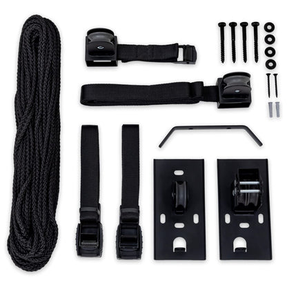 StoreYourBoard Kayak Ceiling Storage Pulley, Overhead Garage Hanging Hoist System, Heavy Duty Holds 150 lbs
