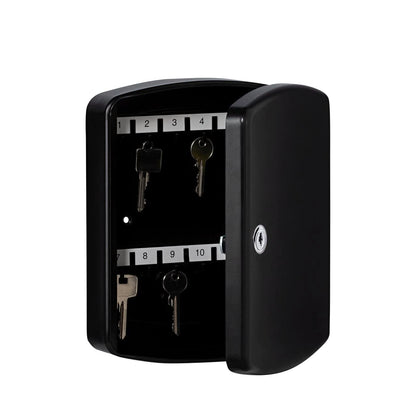 BURG-WÄCHTER, Key Cabinet, 24 Hooks, Sheet Steel, Height: 255 mm, KB 24 S, Black
