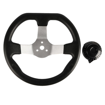 VOANZO 270mm Off-Road Kart Steering Wheel Compatible with Riding Go Kart Cart Racing Ideal for Enhanced Control and Performance