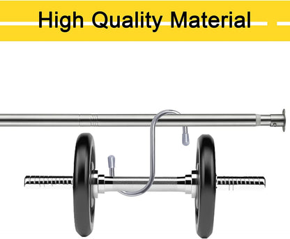 Extendable Clothes Rail, 38-99 cm Stainless Steel Clothes Rail Adjustable Wardrobe Clothes Rail for Bedroom