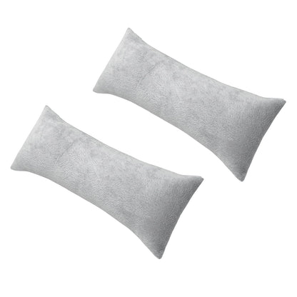 Upstore 2 Pcs Velvet Watch Display Pillows Long Pillow Form for Bracelets Bangles Jewelry Displays Luxury Show Organizer Cushions for Retail