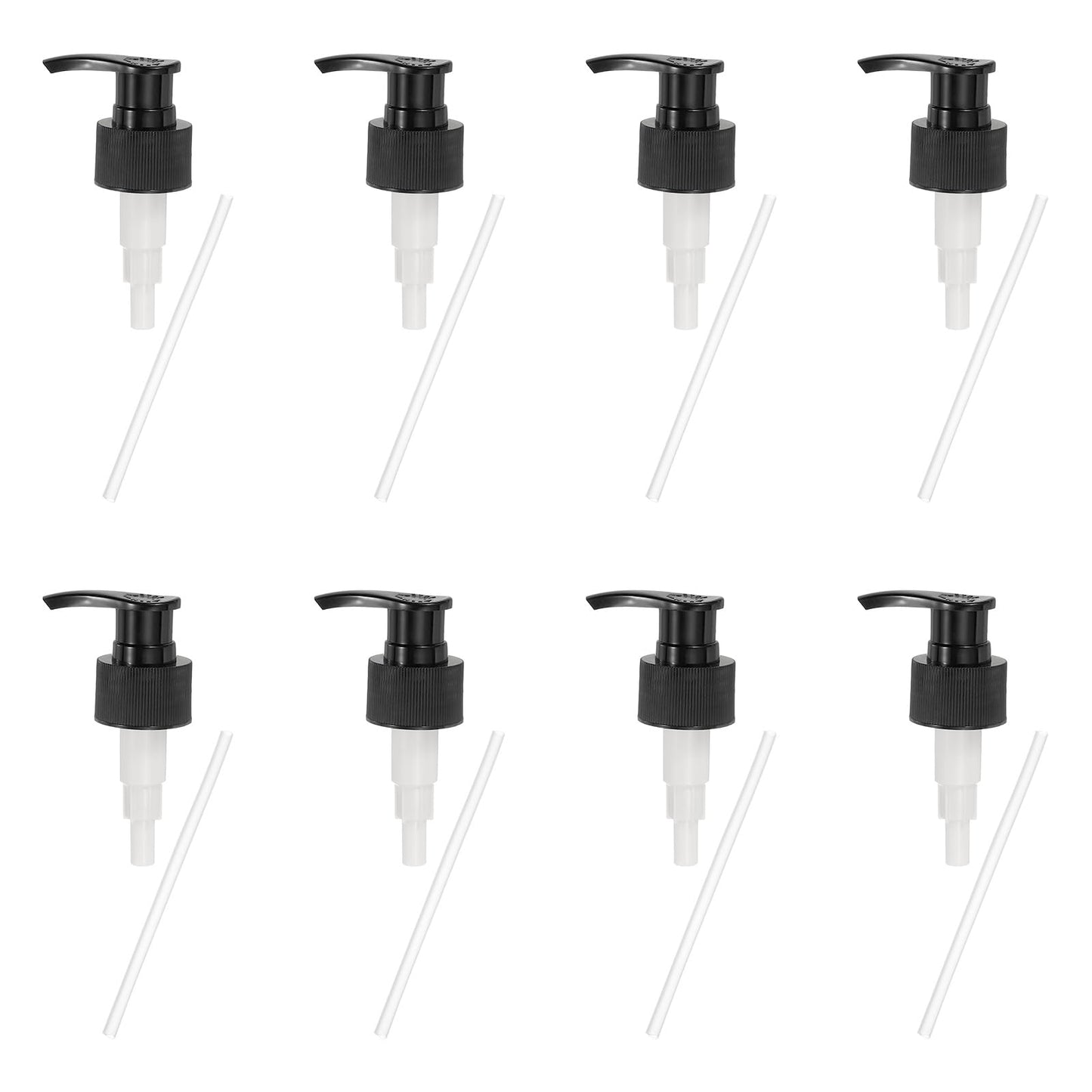 sourcing map 8 Pcs Soap Dispenser Pump Heads Soap Dispensers Top Pumps Replacement Switch Pumphead for Standard 28/410 Neck Size Lotion Shampoo