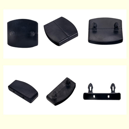 36 Pcs Bed Slat Holders Kit - Plastic Bed Slat Caps & Centre Caps - Side Slat Brackets (55mm x 9mm Inside)