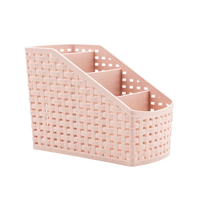 Fai Top 4 Grid Plastic Storage Basket Pink