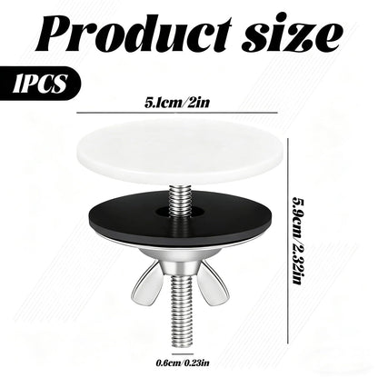 Sink Blanking Cap,Tap Hole Stopper Stainless Steel Sink Hole Cover Tap Blanking Plug for Kitchen Bathroom Overflow Cover Plug for Keeps Kitchen
