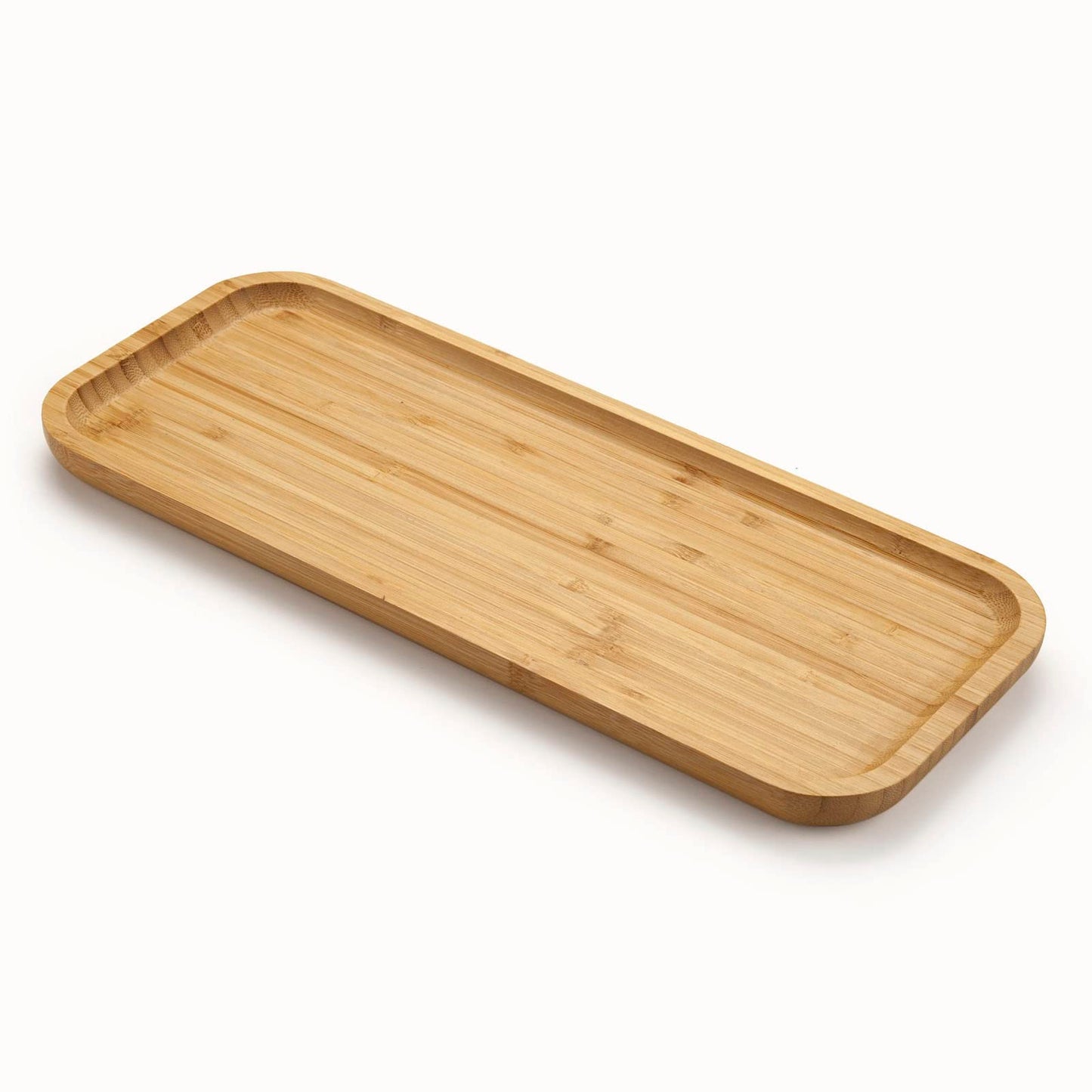 Bamboo Vanity Tray, Bathroom Counter Tray, Toilet Tank Tray, Bathroom Tray for Organizing and Home Decor, 14.2 x 6 x 0.8 inch