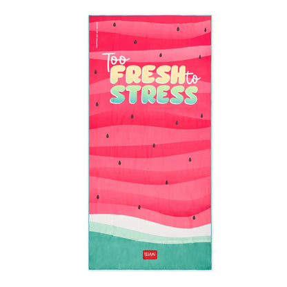 Legami - Lightweight Beach Towel, Microfibre Beach Towel, Compact Beach Towel, Sandproof, Quick Drying, Ultra Absorbent, Space Saving Towel