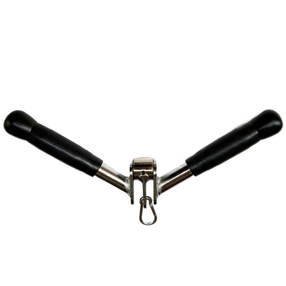 V-Shaped Bar Press Down Bar Cable Attachments Multi Gym Attachment Pro Tricep V-Bar with Steel Handgrips