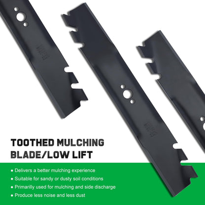 Grasscool Timemaster 30 inch Mower Mulching Blades for Toro 20199 20200 20975 20977 Lawnmower Replace for 20120P 120-9500-03