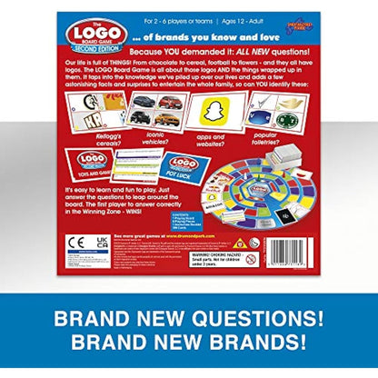 Drumond Park The LOGO Board Game Second Edition - The Family Board Game of Brands and Products You Know and Love, Family Games For Adults And Kids Suitable From 12+ Years