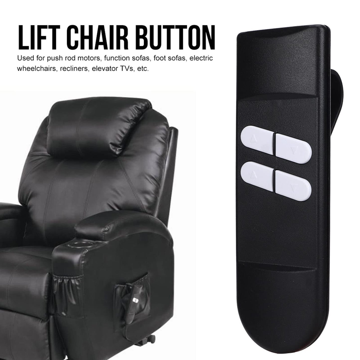 Recliner Chair Electric Switch, 5pin Remote Hand Recliner Chair Controller Handset Universal Electric Lift Recliner Chair Switch Control Recliner