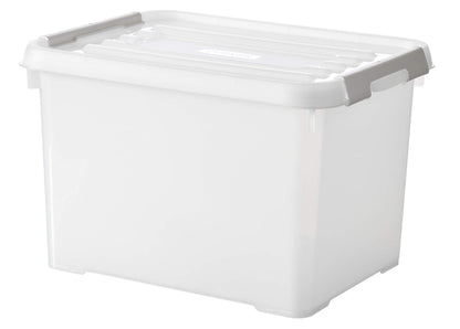 Curver Handy Plus Box 20 L Clips White 100% Recycled